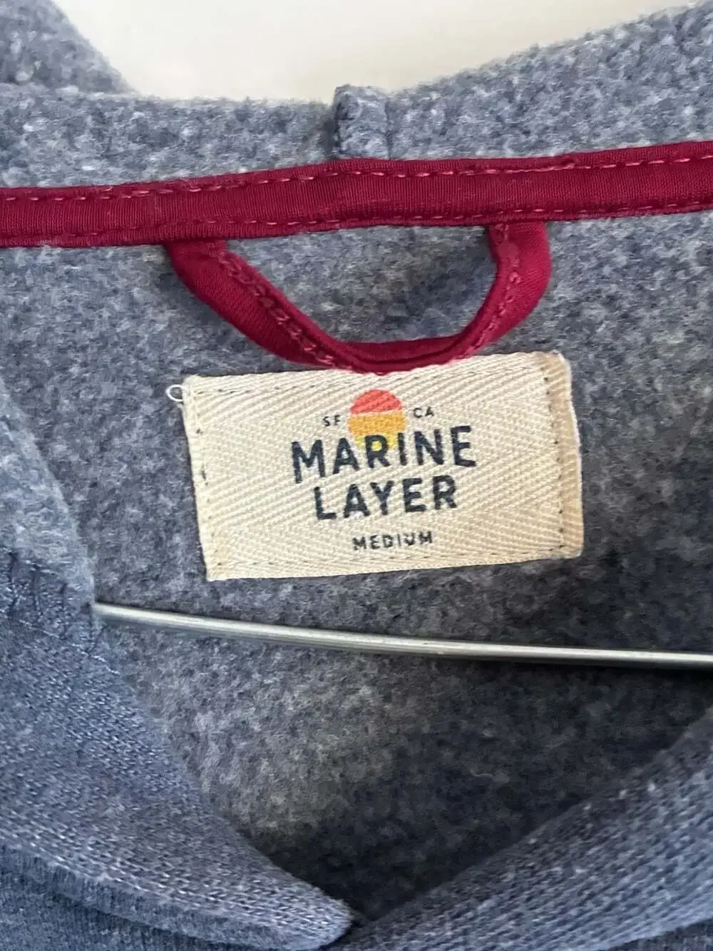 Marine Layer Cloud 9 Fleece Colorblock Relaxed Hoodie - Picture 3 of 5